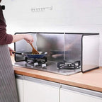Folding splash guard with non-stick coating