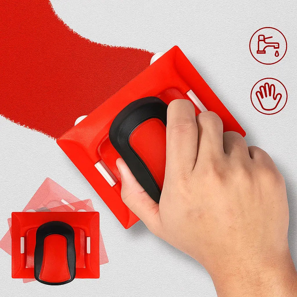 Color edge painter with guide – Clean edges without masking