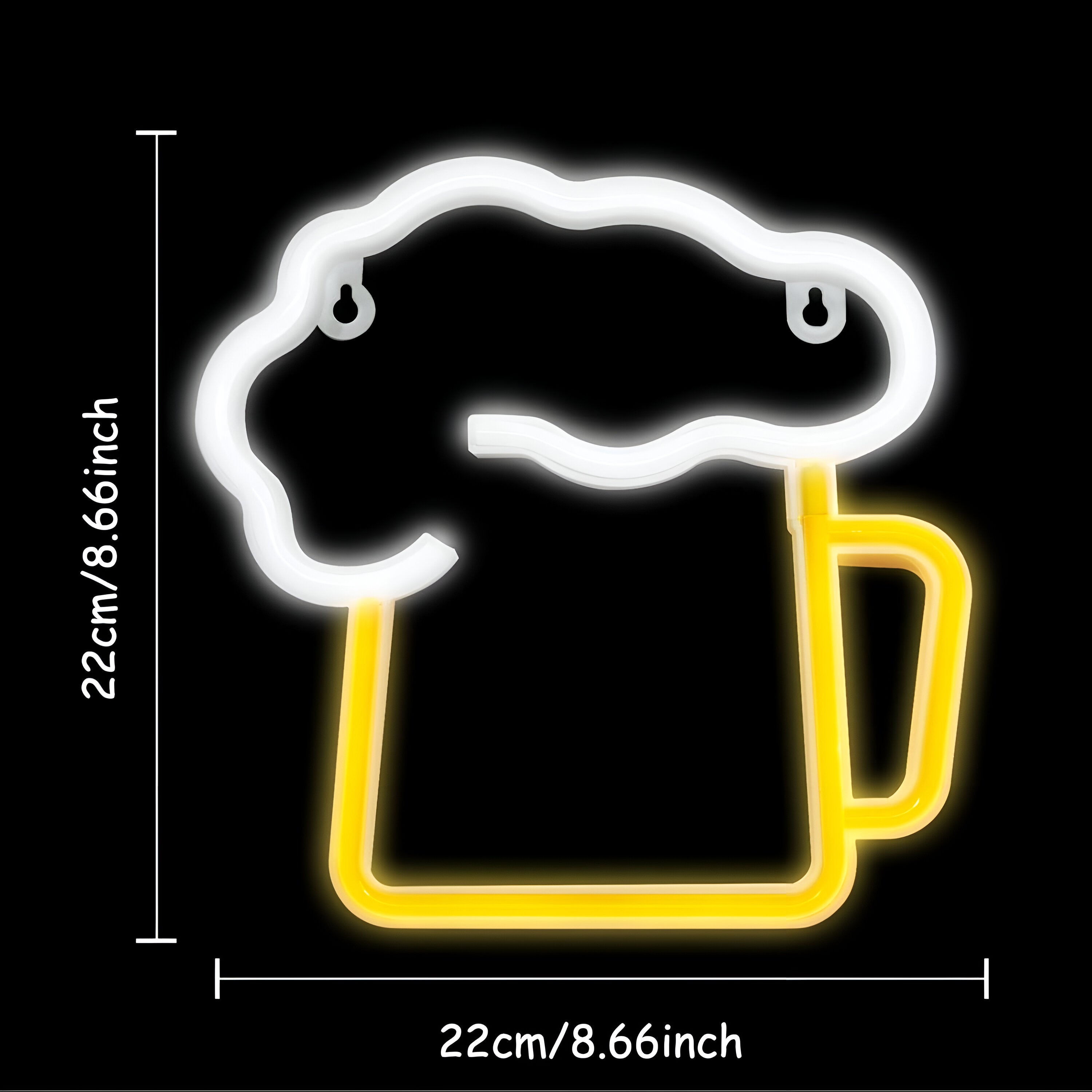 Fast Food LED Neon Light – Colorful Wall Decoration with USB Connection