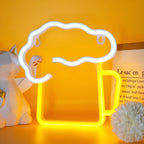 Fast Food LED Neon Light – Colorful Wall Decoration with USB Connection