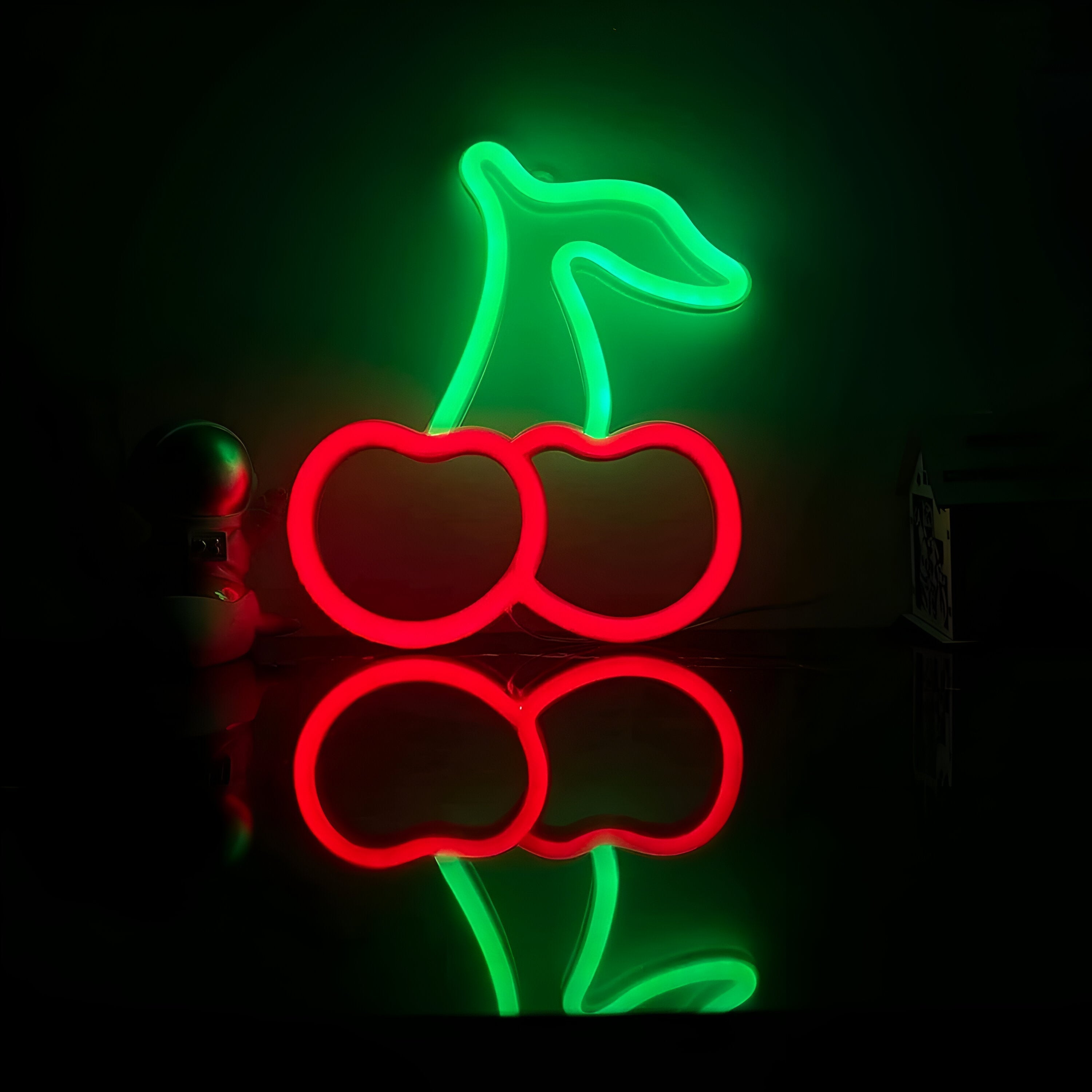 Fast Food LED Neon Light – Colorful Wall Decoration with USB Connection