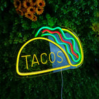 Fast Food LED Neon Light – Colorful Wall Decoration with USB Connection