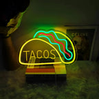 Fast Food LED Neon Light – Colorful Wall Decoration with USB Connection