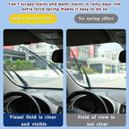 Spring booster for windshield wipers – Better cleaning