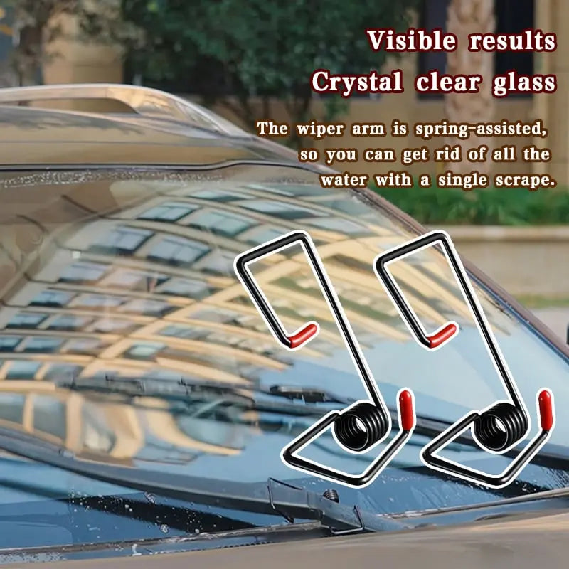 Spring booster for windshield wipers – Better cleaning