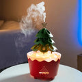 Christmas Tree Aroma Diffuser with LED Lighting for Festive Relaxation