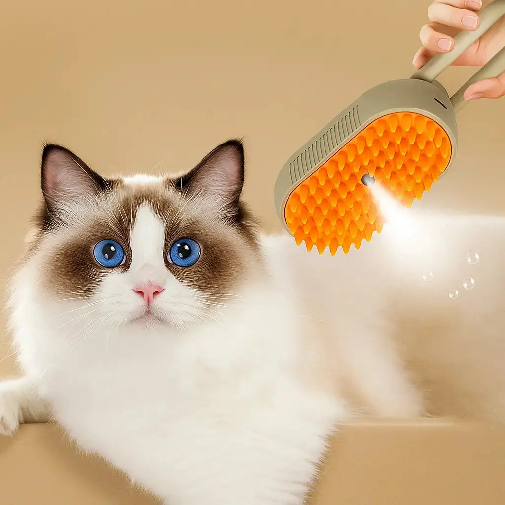 Fine mist spray comb for dogs & cats – combing & moistening in one step