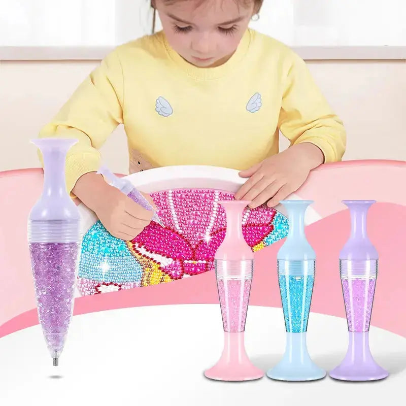 Diamond art pen for nail design and craft projects