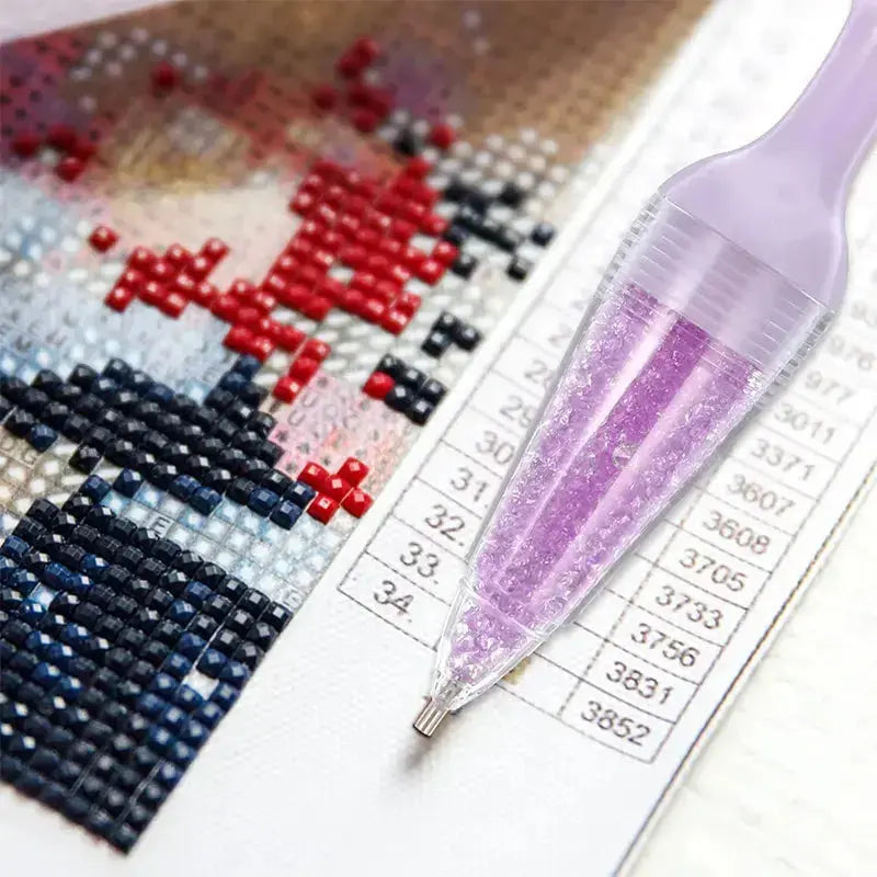 Diamond art pen for nail design and craft projects