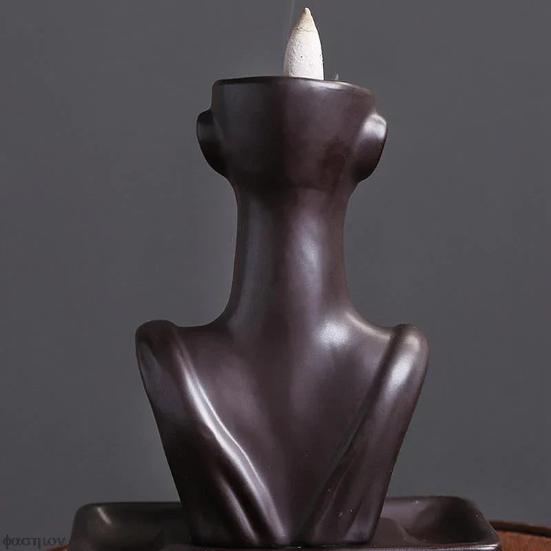 Female Form Backflow Incense Holder