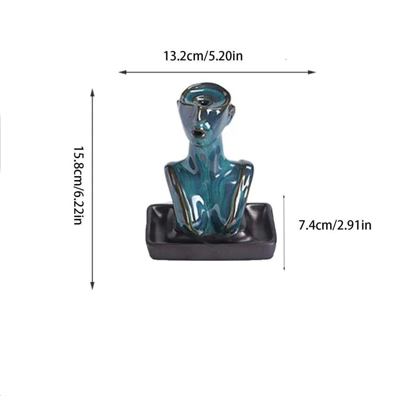 Female Form Backflow Incense Holder