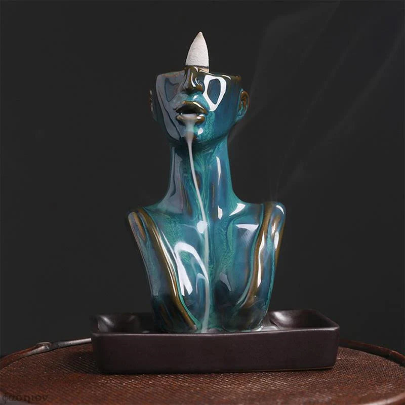 Female Form Backflow Incense Holder