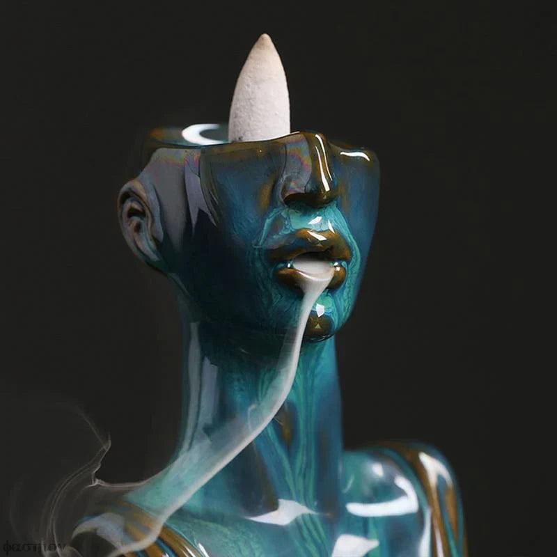 Female Form Backflow Incense Holder