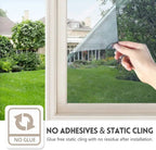 Window mirror film for privacy, UV & heat pRedection