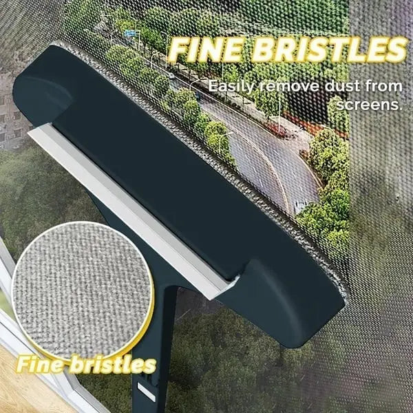 Window brush for fly screens & net windows – Clean quickly & thoroughly
