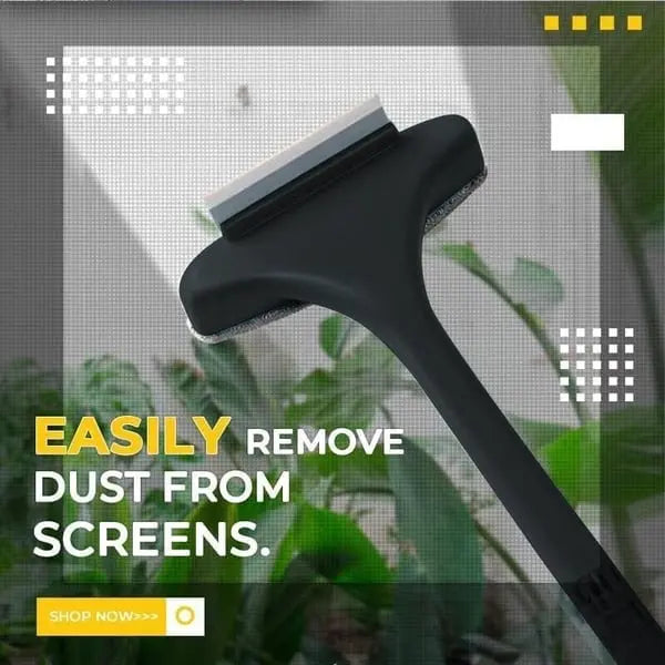 Window brush for fly screens & net windows – Clean quickly & thoroughly