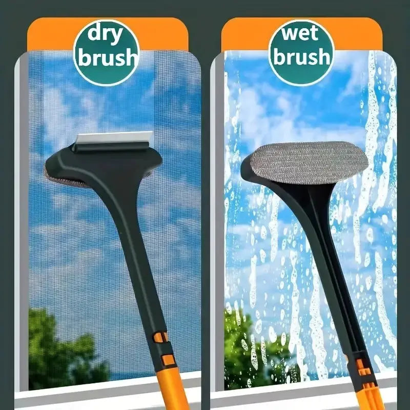 Window brush for fly screens & net windows – Clean quickly & thoroughly