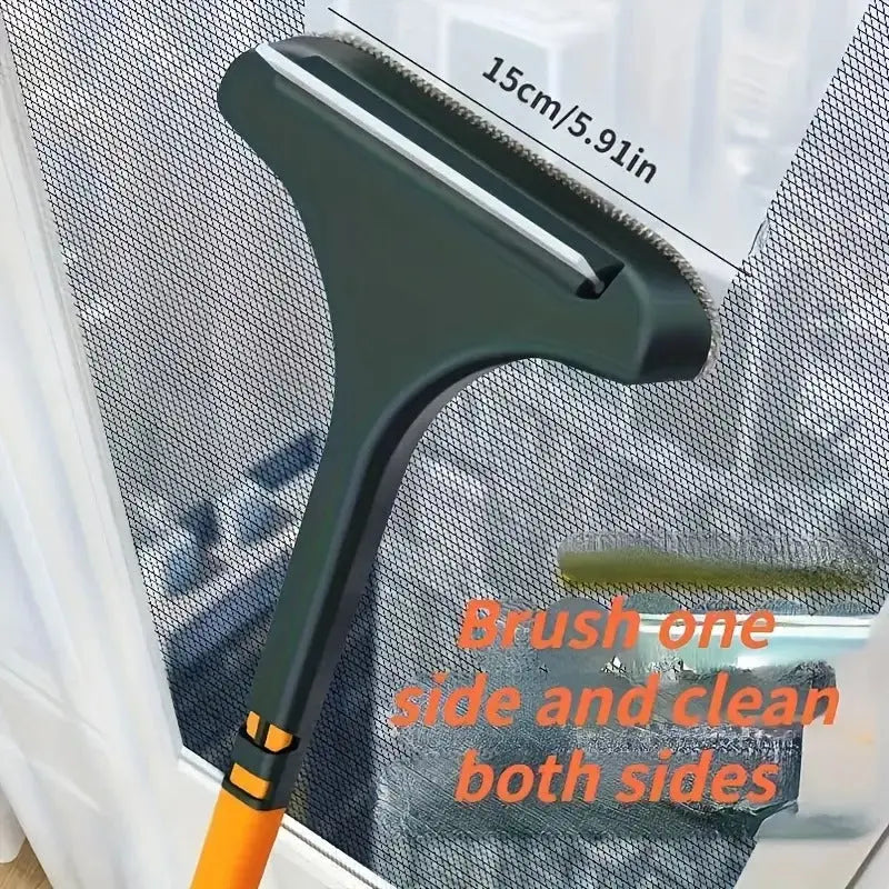Window brush for fly screens & net windows – Clean quickly & thoroughly