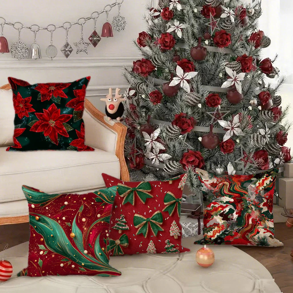 Festive Christmas cushion covers 40x40 | Decorative cushion cases