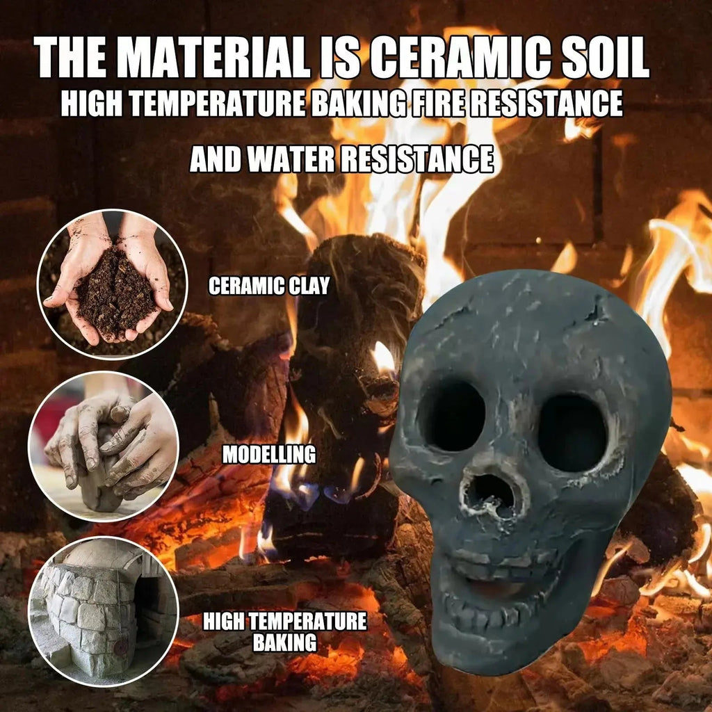 Fireproof Skull Ornament