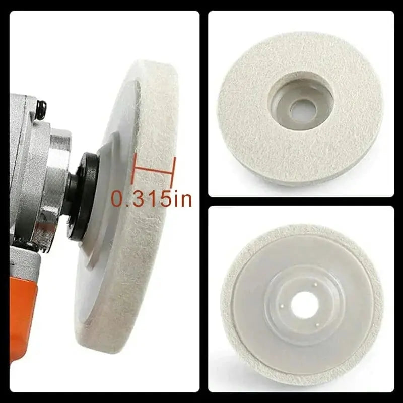 Felt Polishing Disc for Polishing and Shining