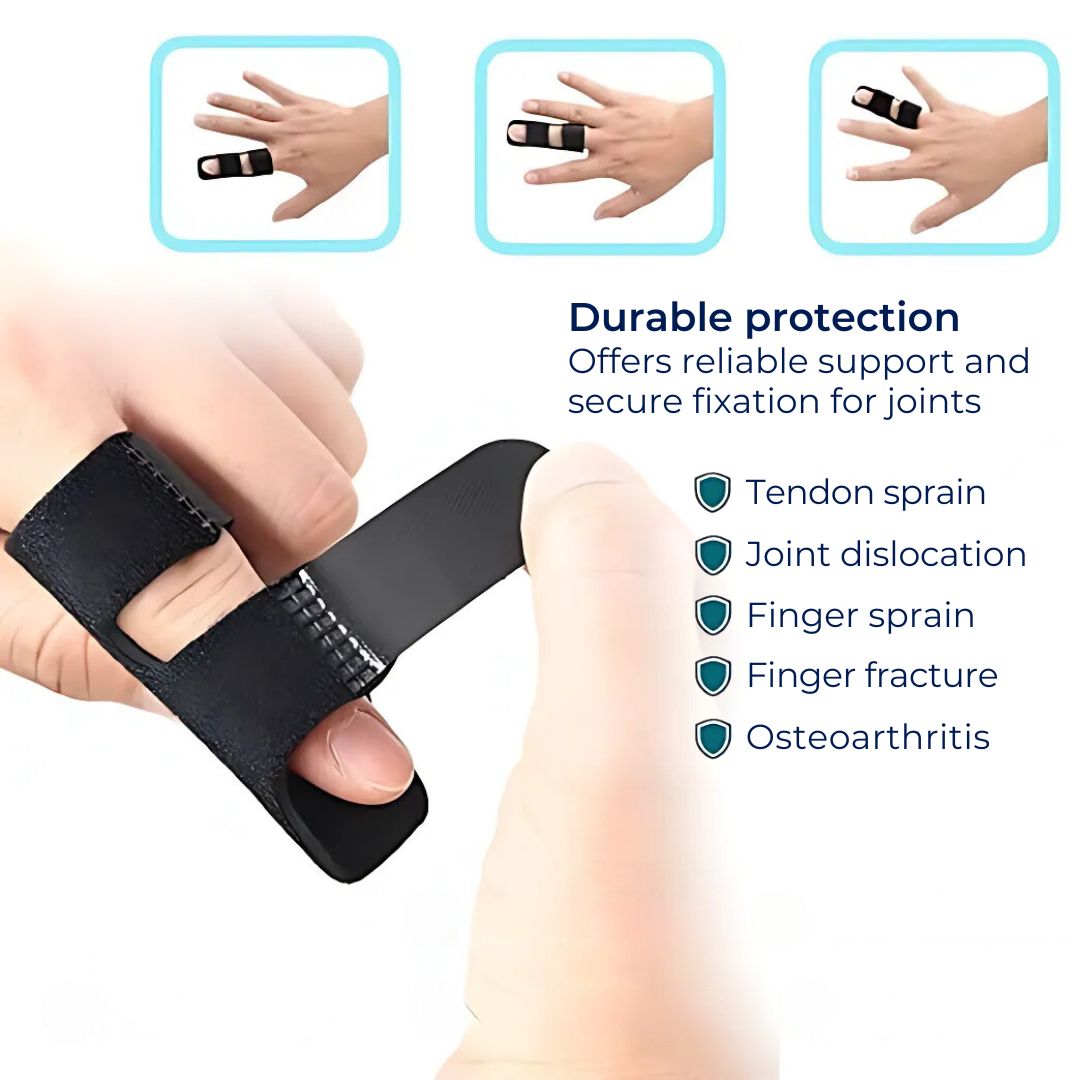 FingerEase Adjustable Finger Rail | Comfortable - Daily Support During Writing - Typing - Gaming - Crafting
