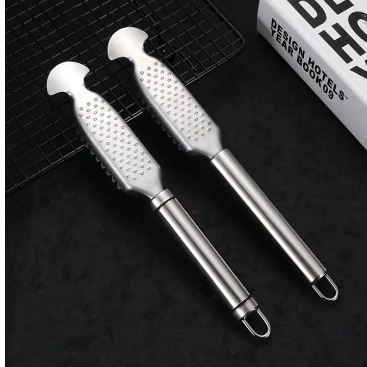 Fish scaler made of stainless steel