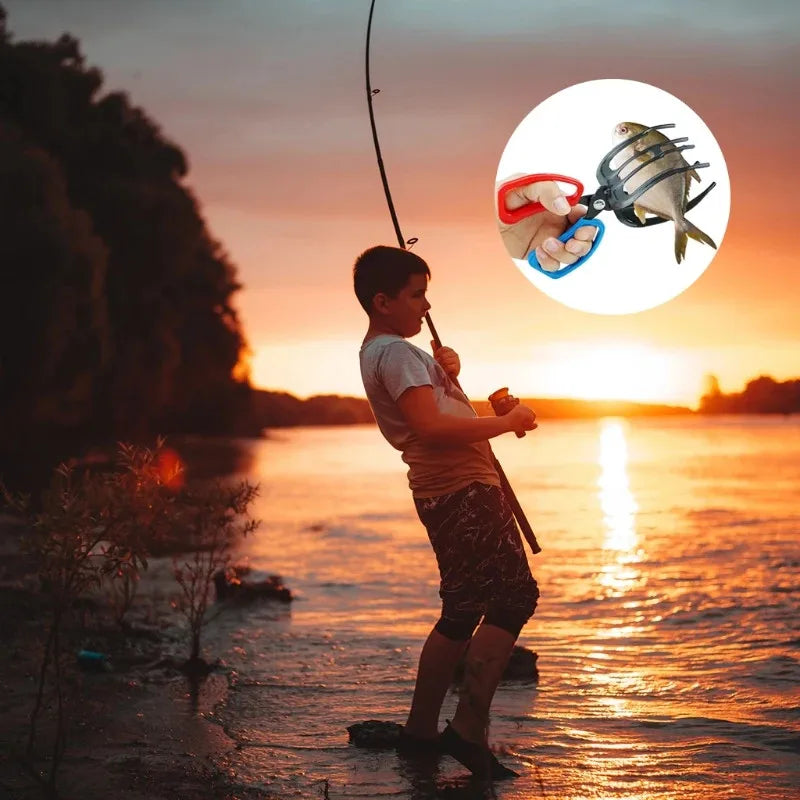 a Fishing Pliers Gripper Metal Fish Control