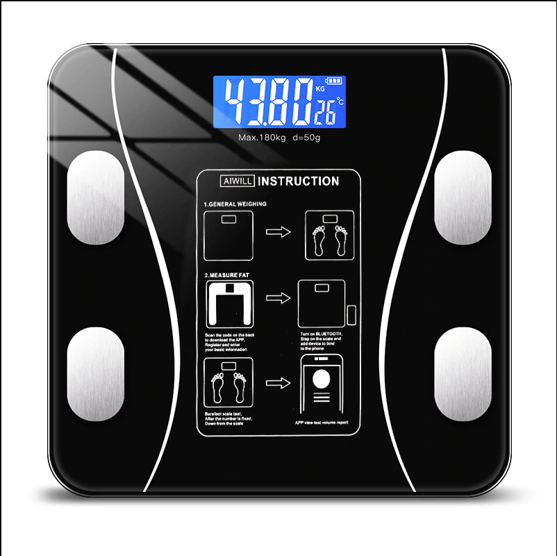 Intelligent Body Analysis Scale with App & 11 Measurement Values