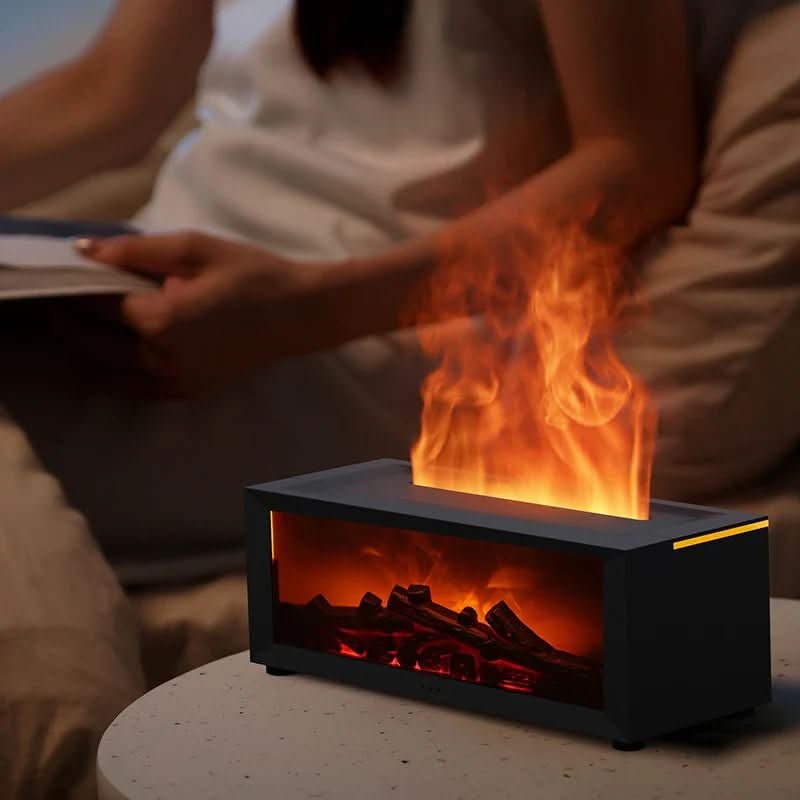 Aromatherapy Air Humidifier with Flame Effect