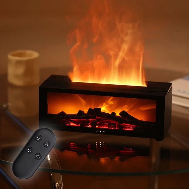 Aromatherapy Air Humidifier with Flame Effect