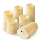 Flameless Electronic Decoration, Set in Ivory White