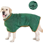 Pet bathrobe, highly absorbent and quick-drying