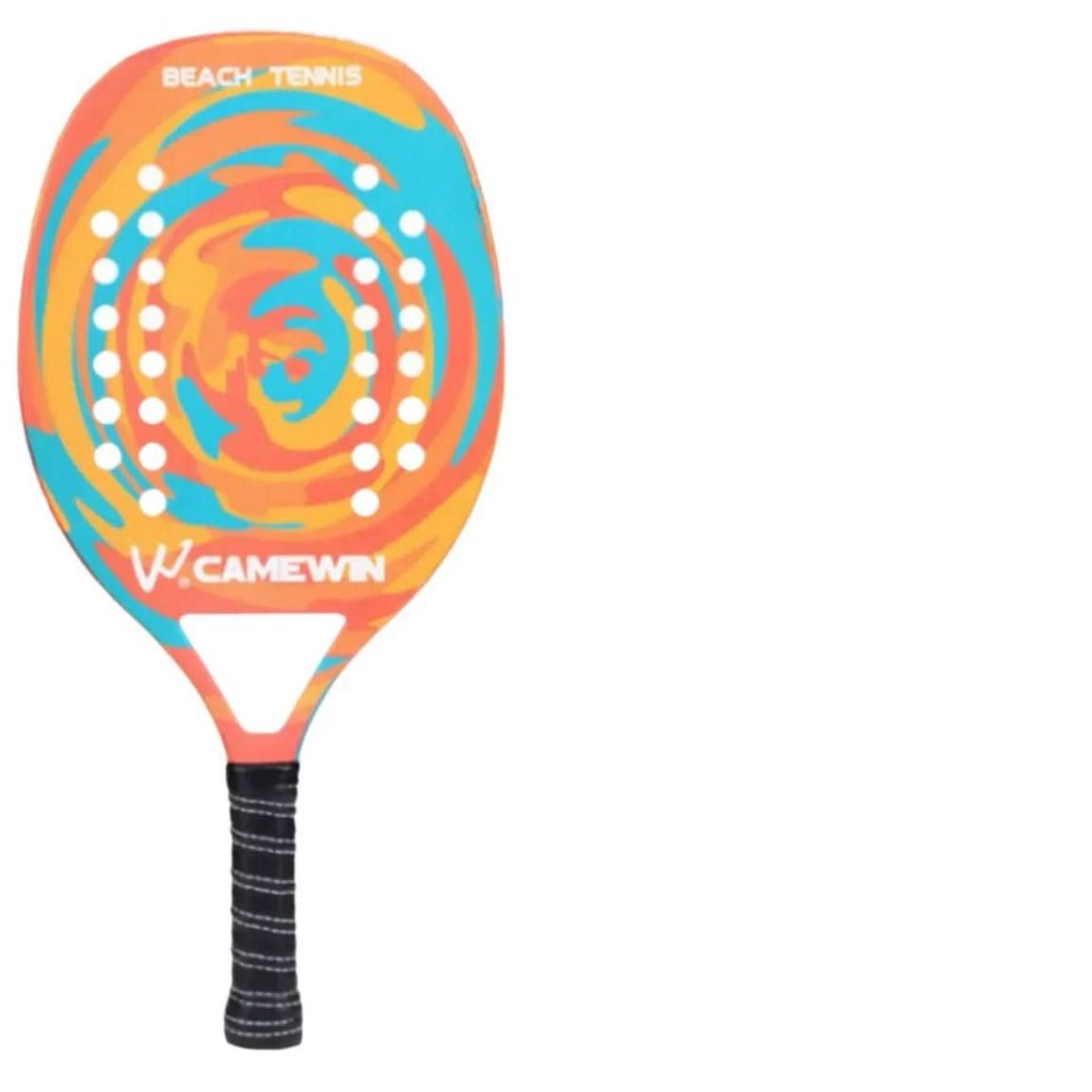 Precision paddles made of carbon & fiberglass for controlled beach tennis