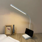 LumoFlex Adjustable Desk Lamp – Rechargeable or Plug-In with Flexible Neck & Dimmable Light