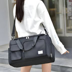 Waterproof Travel Bag with Shoe Compartment – Lightweight Weekend Bag with Plenty of Storage Space