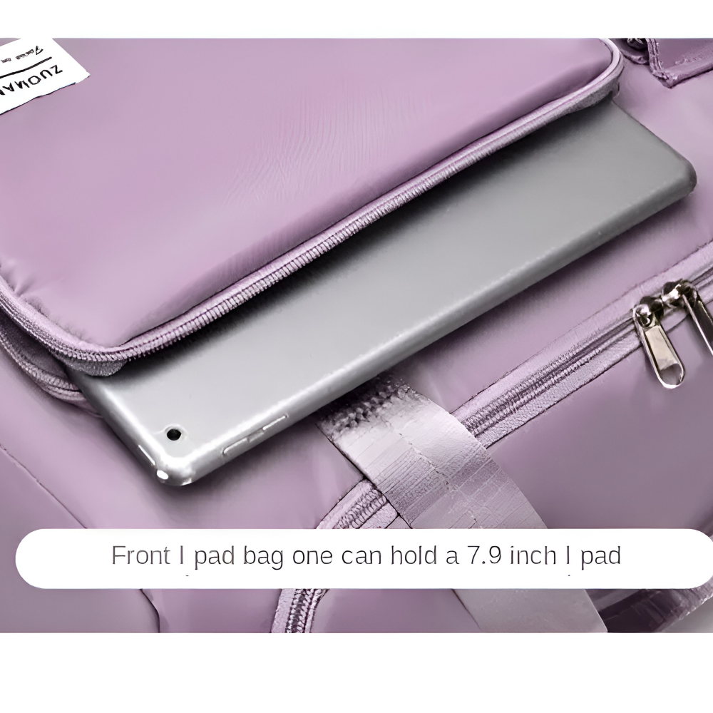 Waterproof Travel Bag with Shoe Compartment – Lightweight Weekend Bag with Plenty of Storage Space