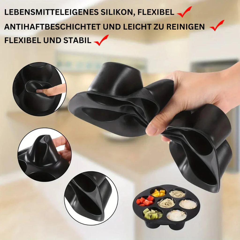 Silicone Muffin Pan for Air Fryer – Non-stick & Flexible for Muffins, Cupcakes & Snacks