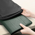 Water-resistant laptop case with stand function & shock protection