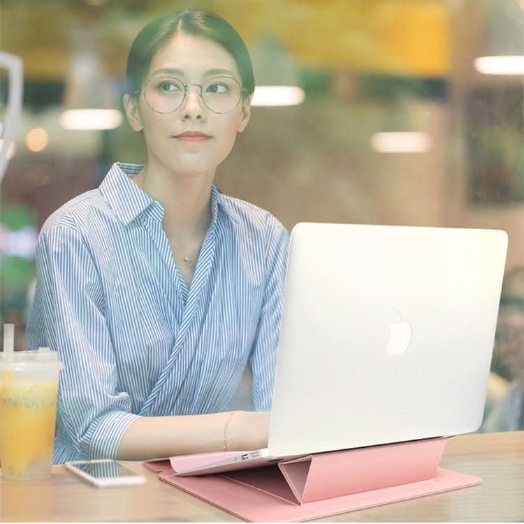 Water-resistant laptop case with stand function & shock protection