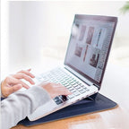 Water-resistant laptop case with stand function & shock protection