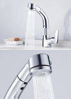 FlexiStream Adjustable Bathroom Faucet Pull-Out Elegant Finish