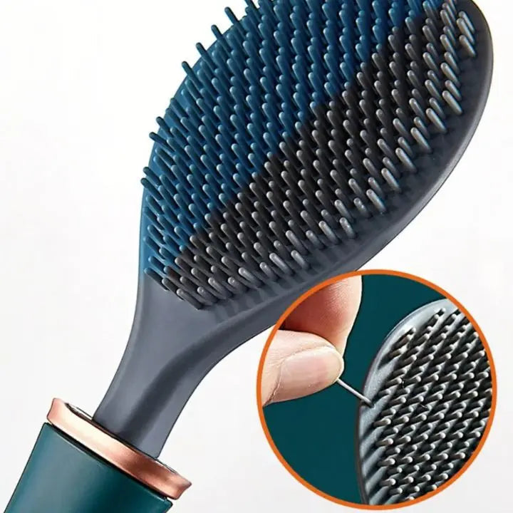 Flexible Silicone Toilet Brush – Drip-Free & Wall-Mounted