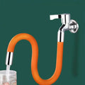 Flexible faucet extension – 50cm 360° swivel & water-saving