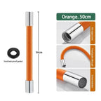 Flexible faucet extension – 50cm 360° swivel & water-saving