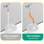 Flexible faucet extension – 50cm 360° swivel & water-saving