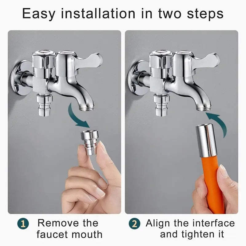 Flexible 360° Faucet Extender – Easy Water Access