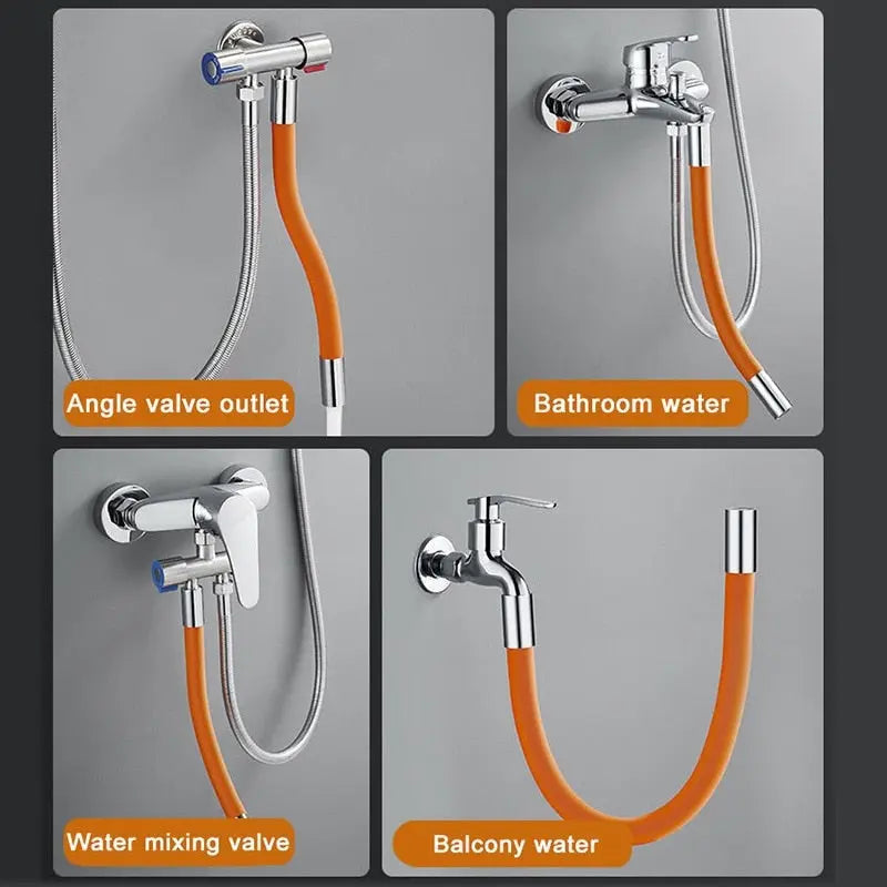 Flexible 360° Faucet Extender – Easy Water Access