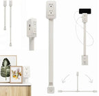 Flexible plug adapter with swivel joint – Practical for hard-to-reach sockets