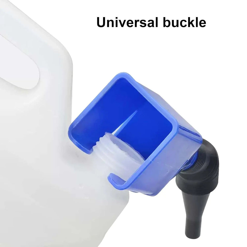 Flexible funnel with wide opening and built-in filter – No more spills!